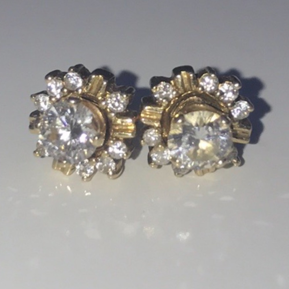 Vintage Diamond Earrings